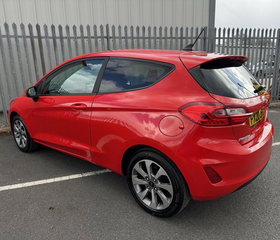 Ford Fiesta Hatchback Trend 1.0 T 2020 PX20JFU Red #4