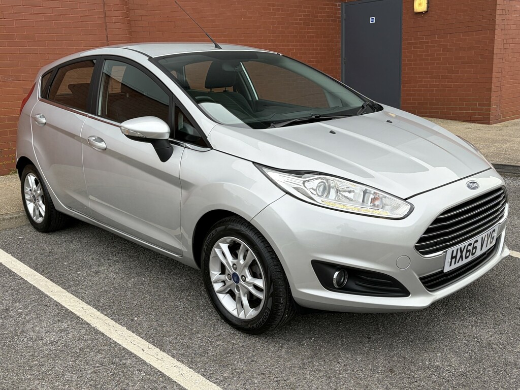Ford Fiesta Hatchback 1.0 T Ecoboost Zetec 2016 HX66VYG Silver #3