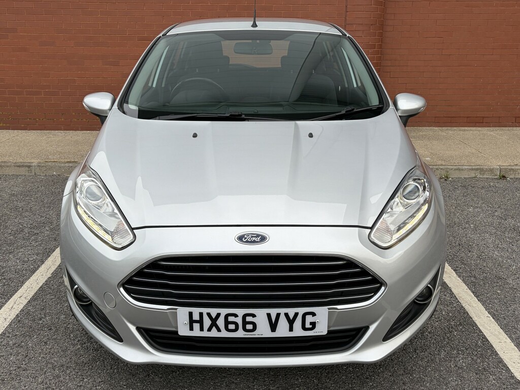 Ford Fiesta Hatchback 1.0 T Ecoboost Zetec 2016 HX66VYG Silver #2