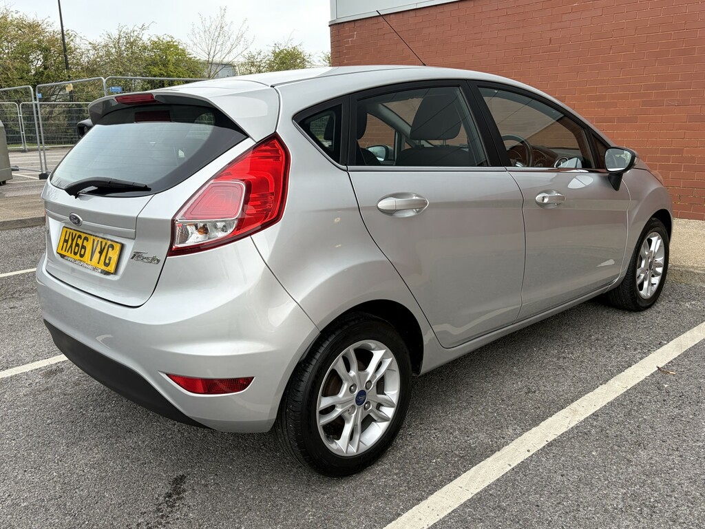 Ford Fiesta Hatchback 1.0 T Ecoboost Zetec 2016 HX66VYG Silver #6