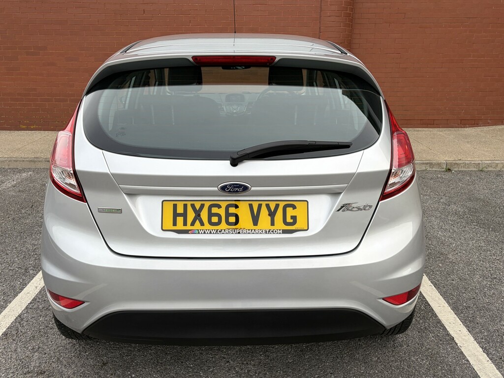 Ford Fiesta Hatchback 1.0 T Ecoboost Zetec 2016 HX66VYG Silver #5