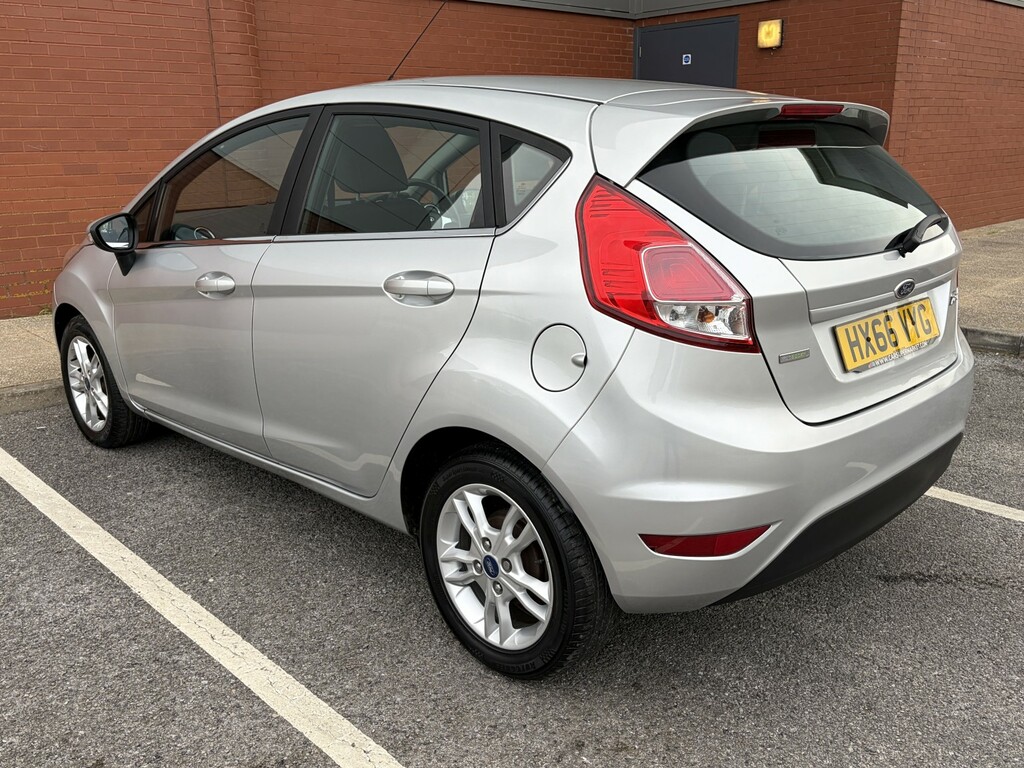 Ford Fiesta Hatchback 1.0 T Ecoboost Zetec 2016 HX66VYG Silver #4