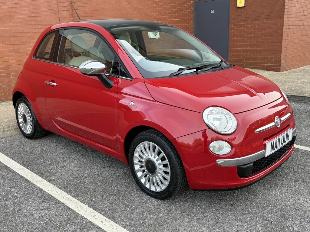 Fiat 500 Hatchback 1.2 500 1.2 Lounge Start Stop 2011 NA11UUH Red #3