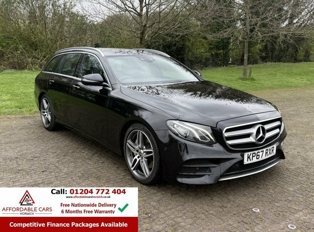 Mercedes-Benz E Class 2.0 E220d Amg Line Estate G-tronic Eur Black