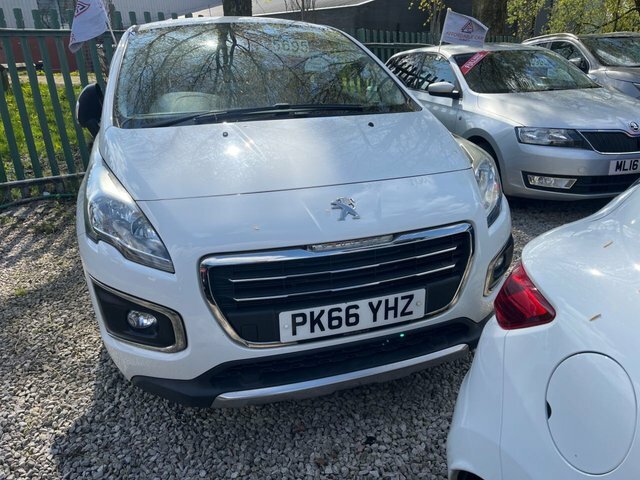 Peugeot 3008 1.6 Bluehdi Active Suv Euro 6 S PK66YHZ White #2