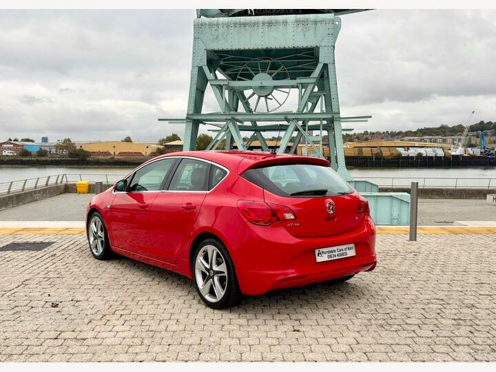 Vauxhall Astra 1.4I Turbo Limited Edition Euro 6 KV65WVO Red #4