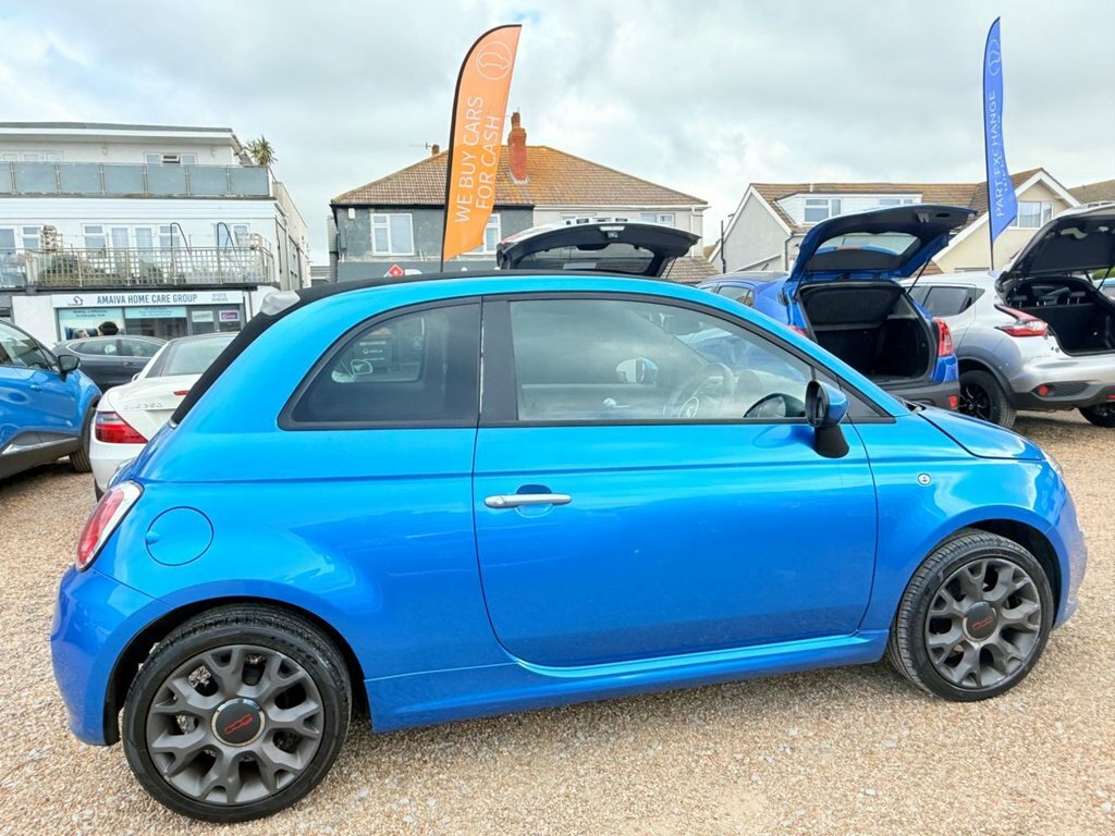 Fiat 500C Convertible LS64JLU Blue #3