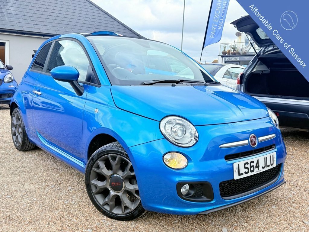 Fiat 500C Convertible Blue