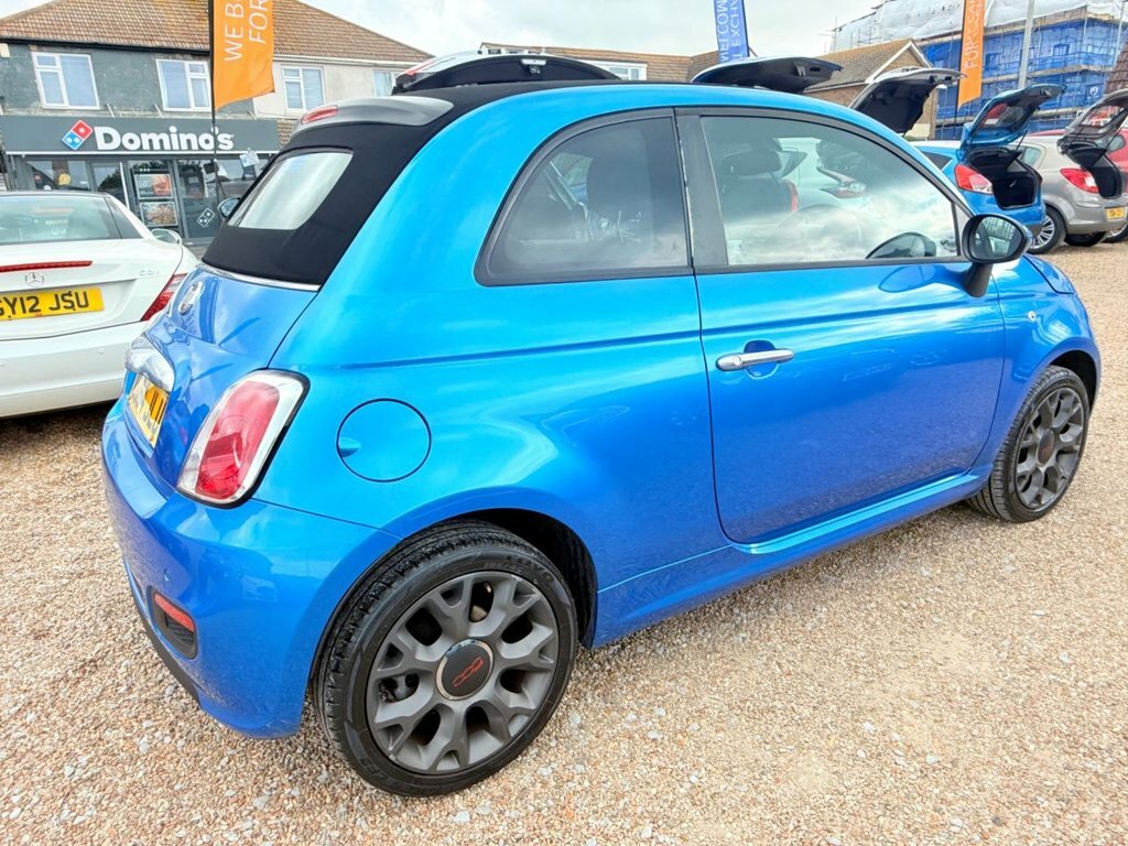 Fiat 500C Convertible LS64JLU Blue #6