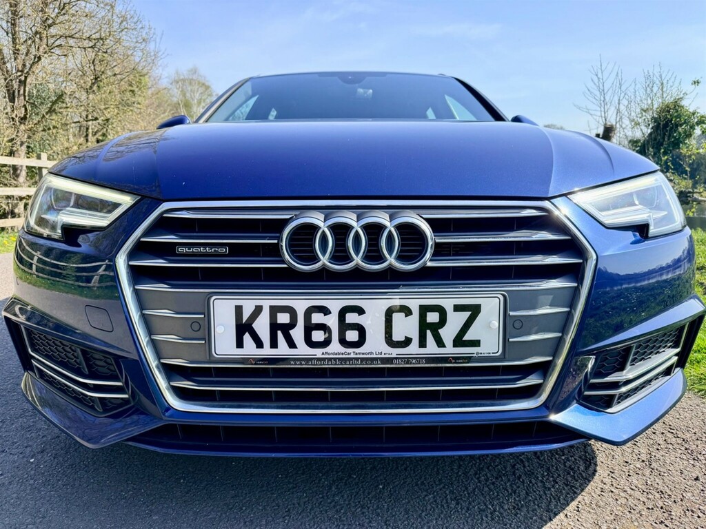 Audi A4 Avant 2.0 Tdi S Line S Tronic Quattro Euro 6 Ss KR66CRZ Blue #5