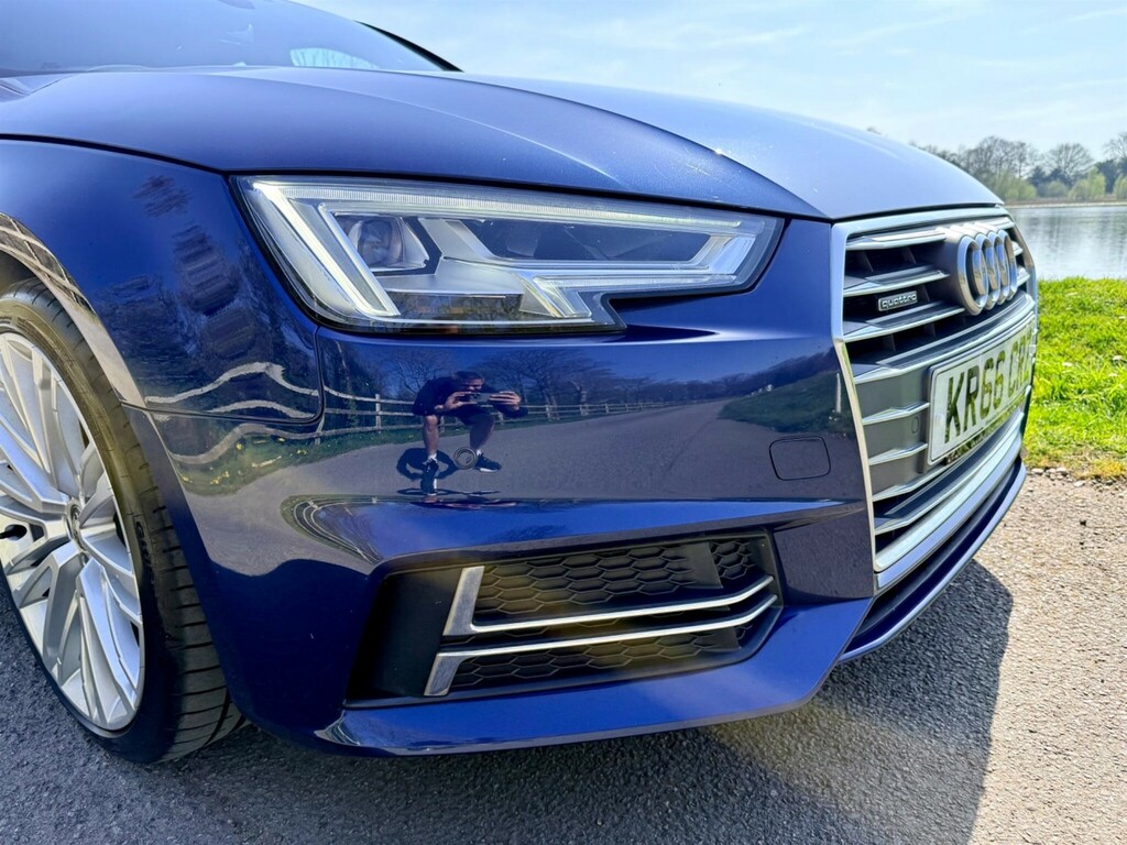 Audi A4 Avant 2.0 Tdi S Line S Tronic Quattro Euro 6 Ss KR66CRZ Blue #3