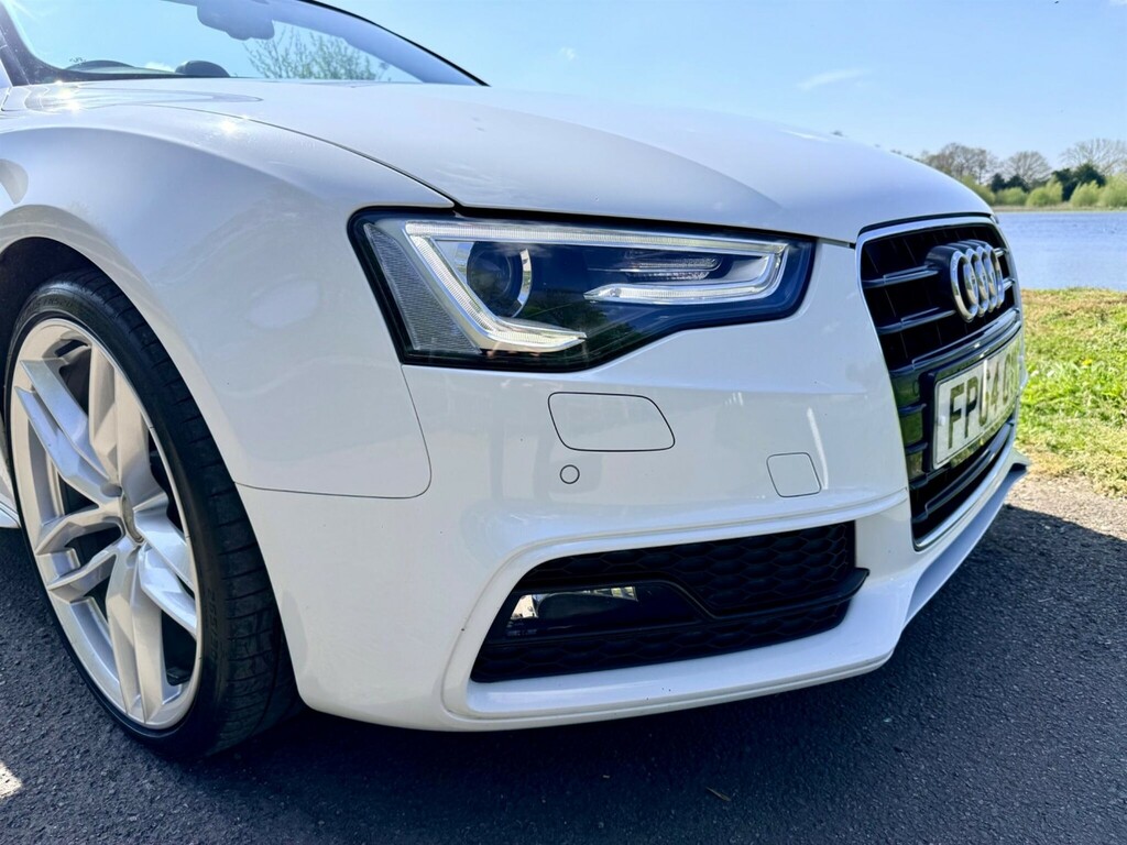 Audi A5 2.0 Tdi S Line Special Edition Multitronic Euro 5 White #4