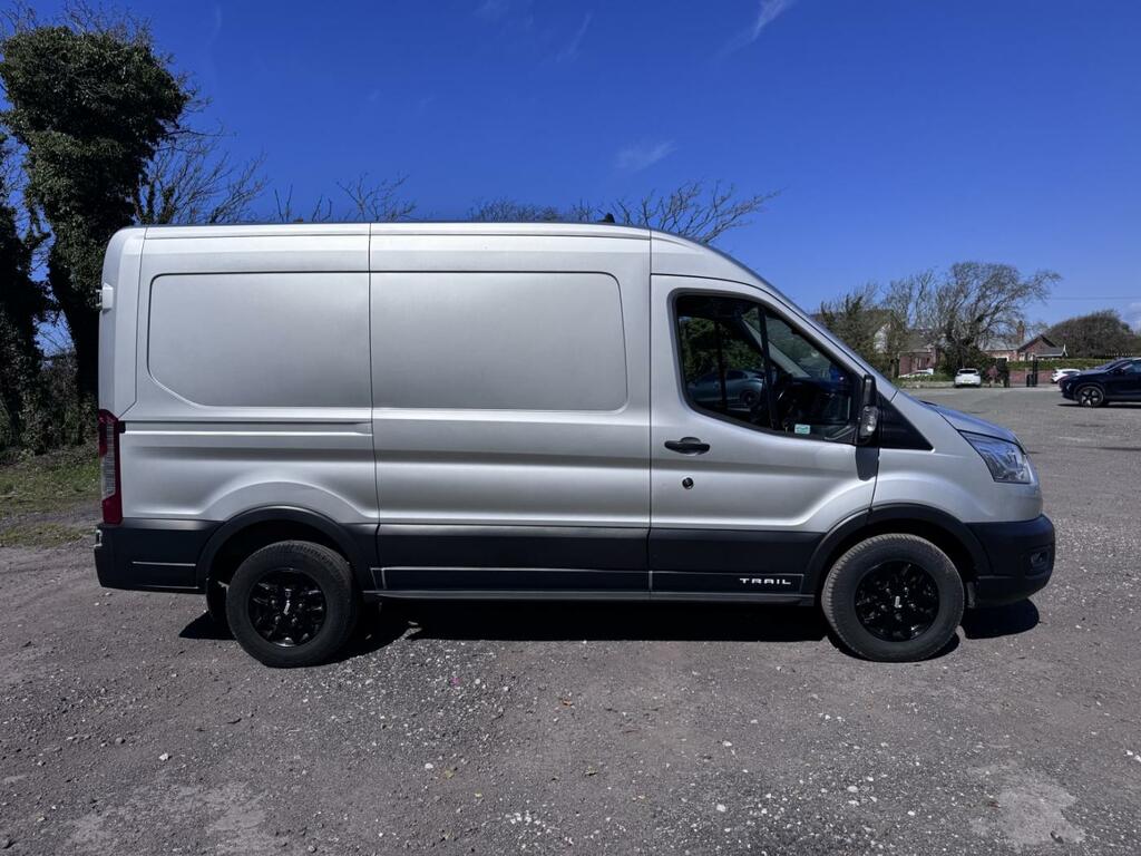 Ford Transit Custom 2.0 Transit Trail Van 350 L2 2.0L Ecoblue 185Ps Fw MD22SSU Silver #2
