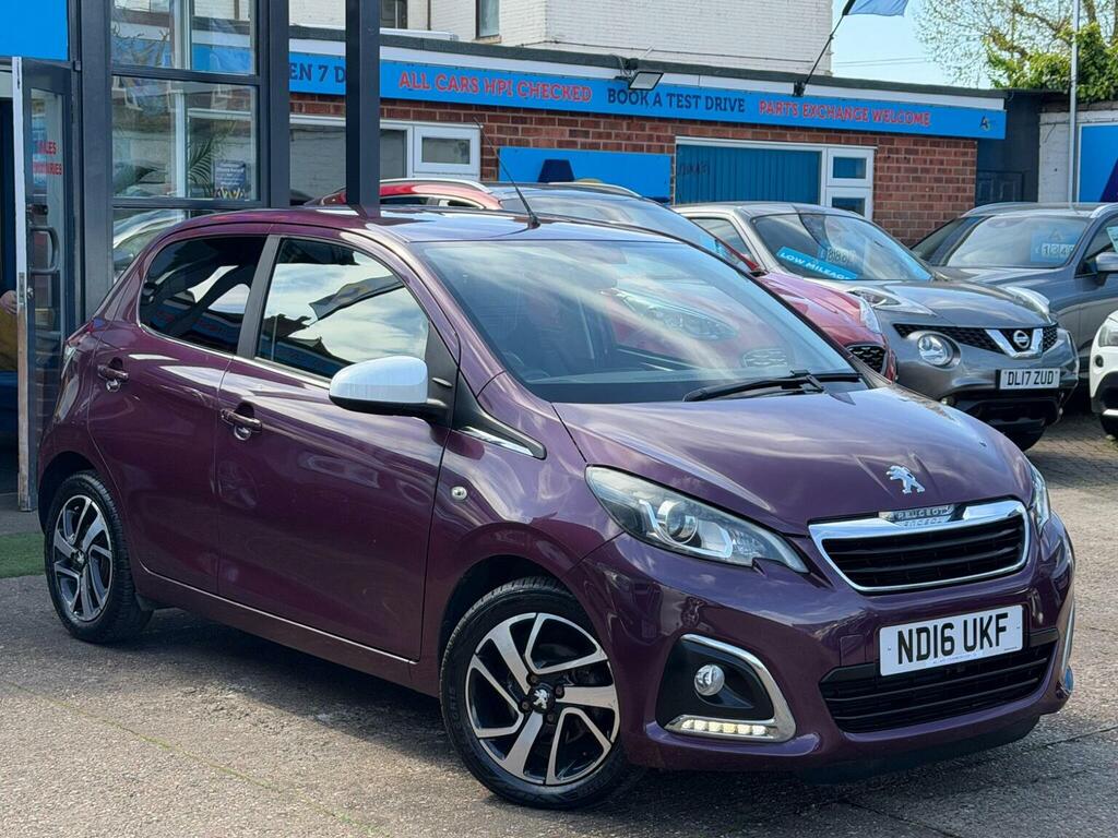 Peugeot 108 Hatchback 1.2 Puretech Allure Euro 6 201616 Purple