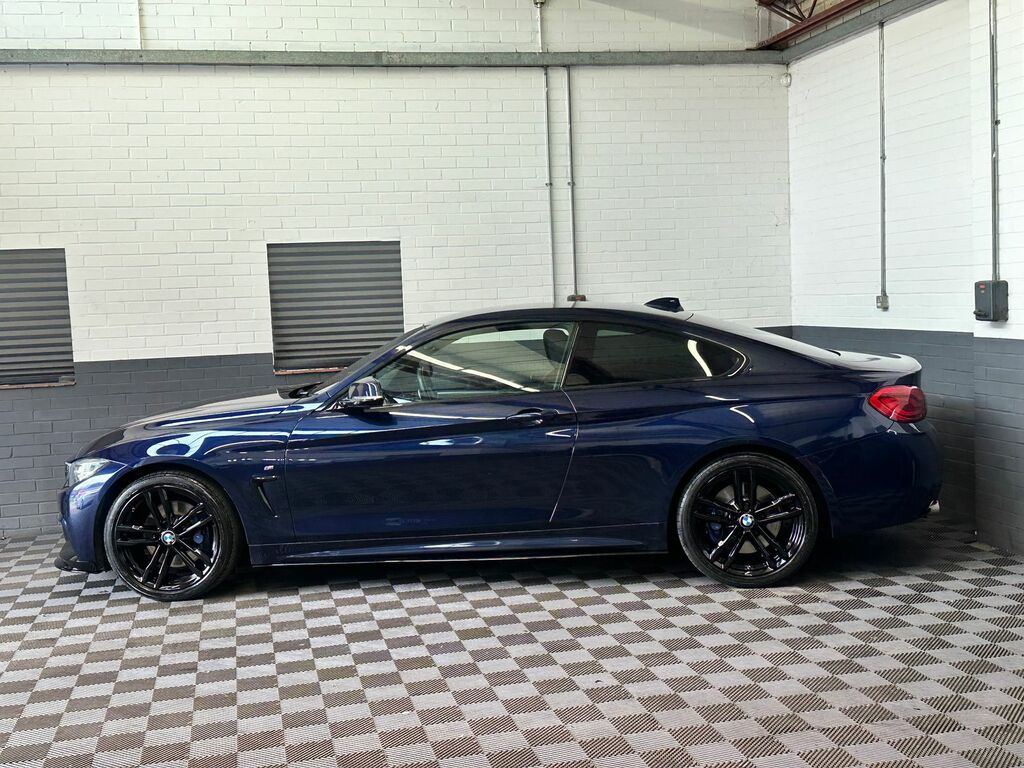 BMW 4 Series Gran Coupe 2.0 420D M Sport Coupe Euro 6 Ss FV18JNX Blue #3