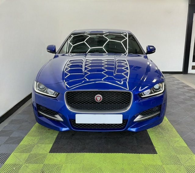 Jaguar XE 2.0D R-sport Saloon NU17TGY Blue #3