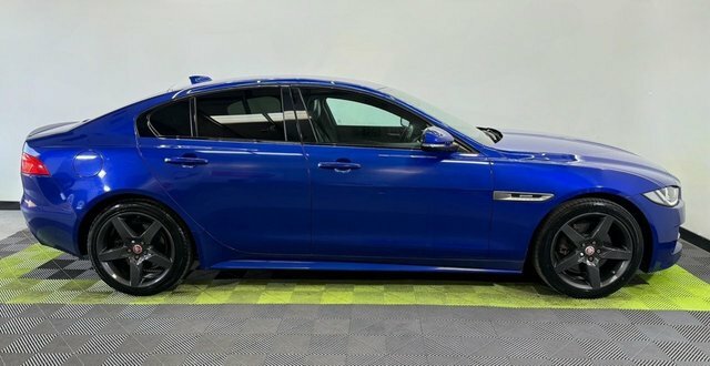 Jaguar XE 2.0D R-sport Saloon NU17TGY Blue #6