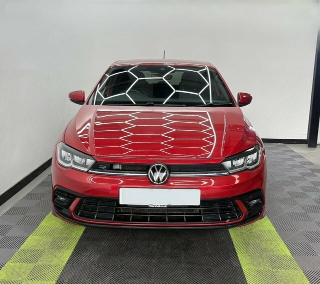 Volkswagen Polo 1.0 Tsi R-line Hatchback EA72NJO Red #3