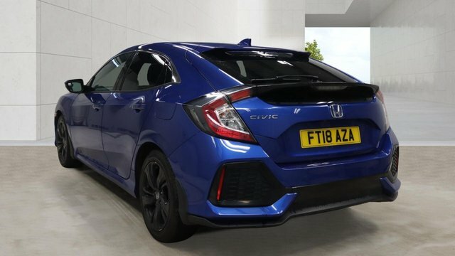 Honda Civic 1.0 Vtec Turbo Sr FT18AZA Blue #2