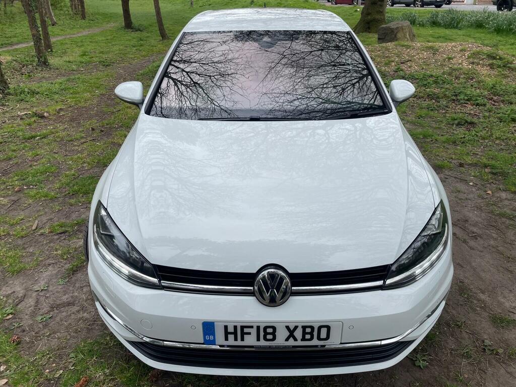 Volkswagen Golf Hatchback 2.0 Tdi Gt Dsg Euro 6 Ss 201818 HF18XBO White #5