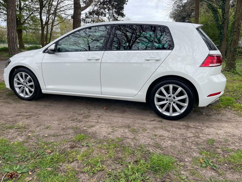 Volkswagen Golf Hatchback 2.0 Tdi Gt Dsg Euro 6 Ss 201818 HF18XBO White #6