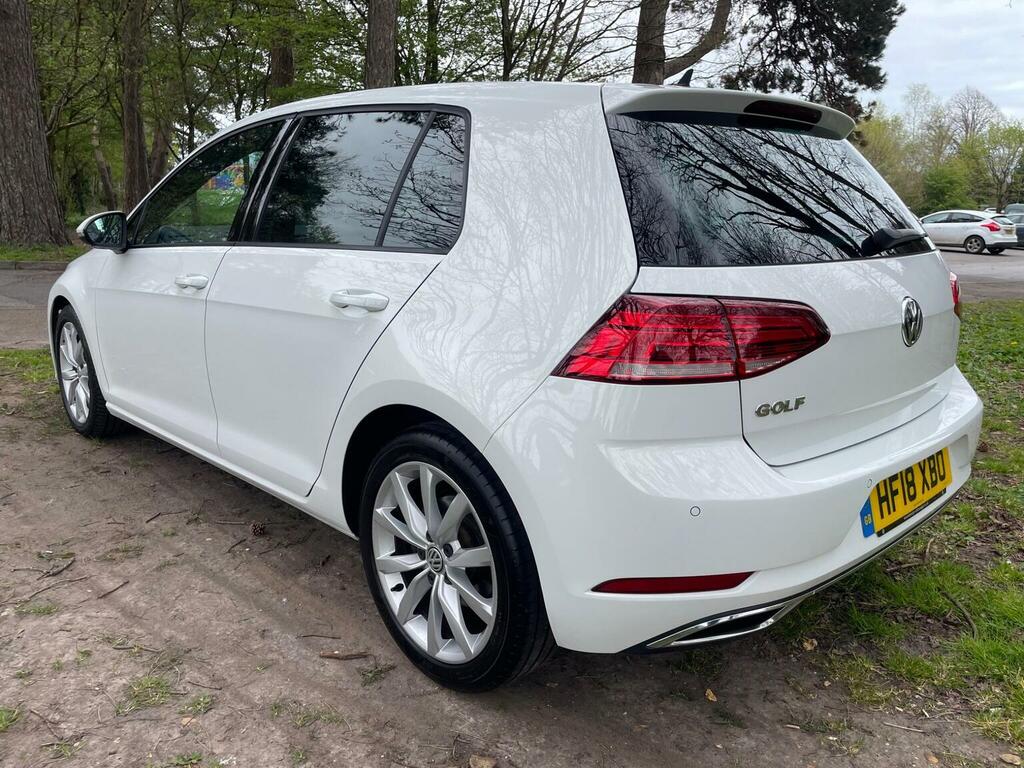 Volkswagen Golf Hatchback 2.0 Tdi Gt Dsg Euro 6 Ss 201818 HF18XBO White #3