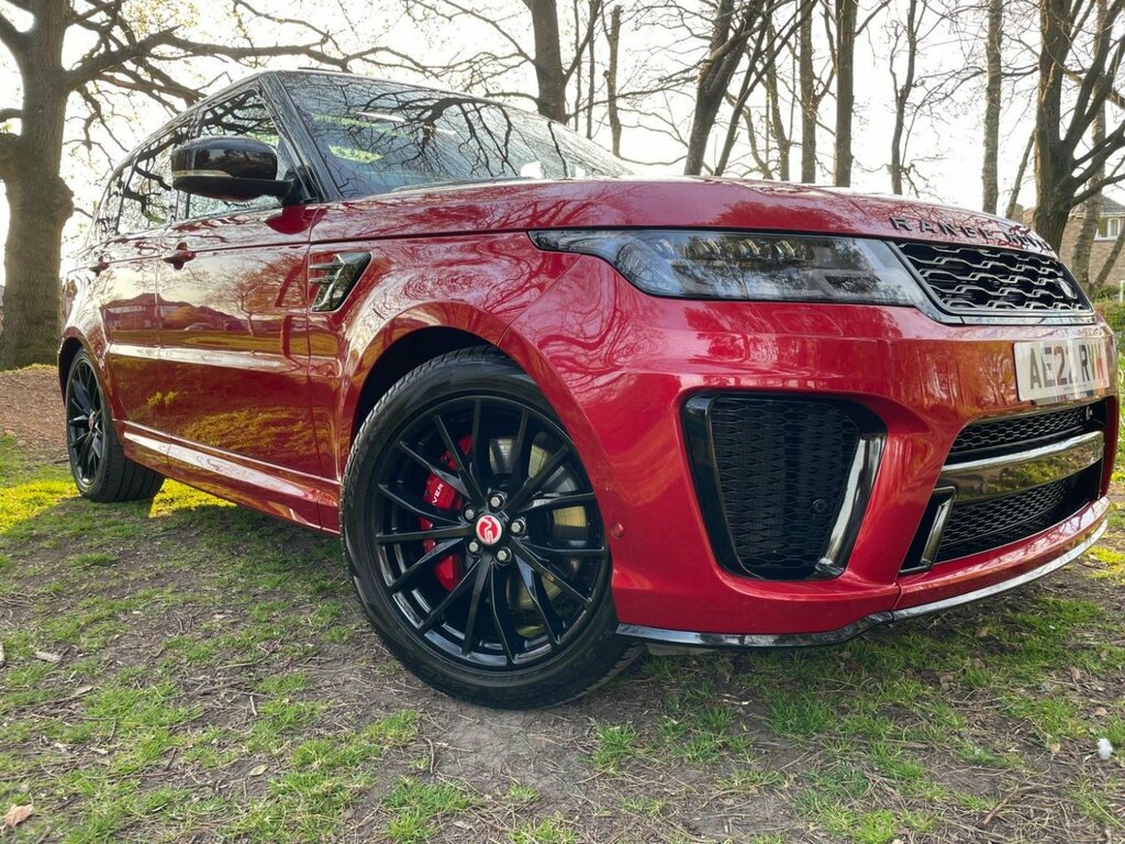 Land Rover Range Rover Sport Suv 5.0 P575 V8 Svr 4Wd Euro 6 Ss 202 AE22RVM Red #6