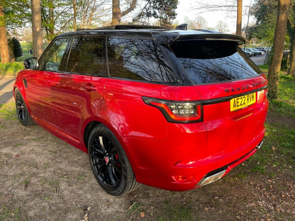 Land Rover Range Rover Sport Suv 5.0 P575 V8 Svr 4Wd Euro 6 Ss 202 AE22RVM Red #5