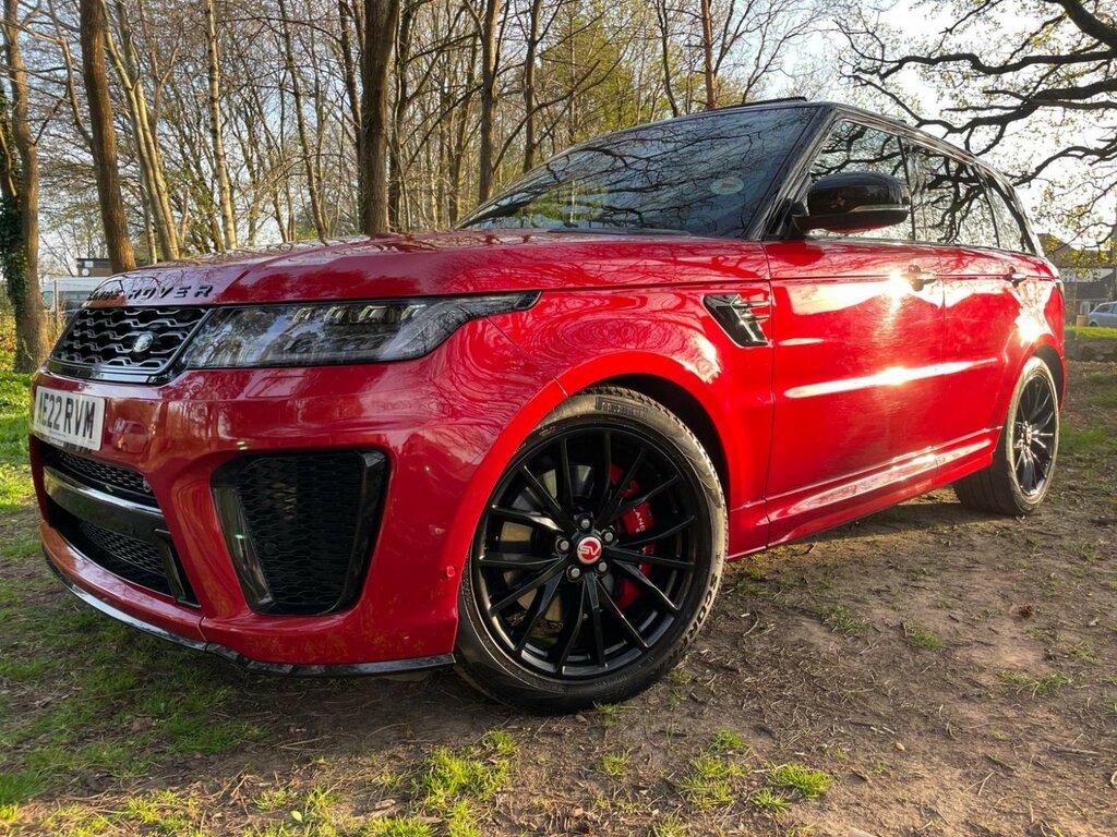 Land Rover Range Rover Sport Suv 5.0 P575 V8 Svr 4Wd Euro 6 Ss 202 AE22RVM Red #4
