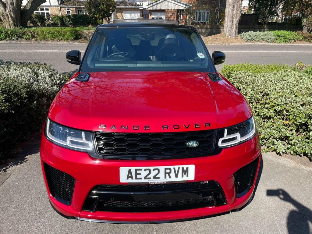 Land Rover Range Rover Sport Suv 5.0 P575 V8 Svr 4Wd Euro 6 Ss 202 AE22RVM Red #2
