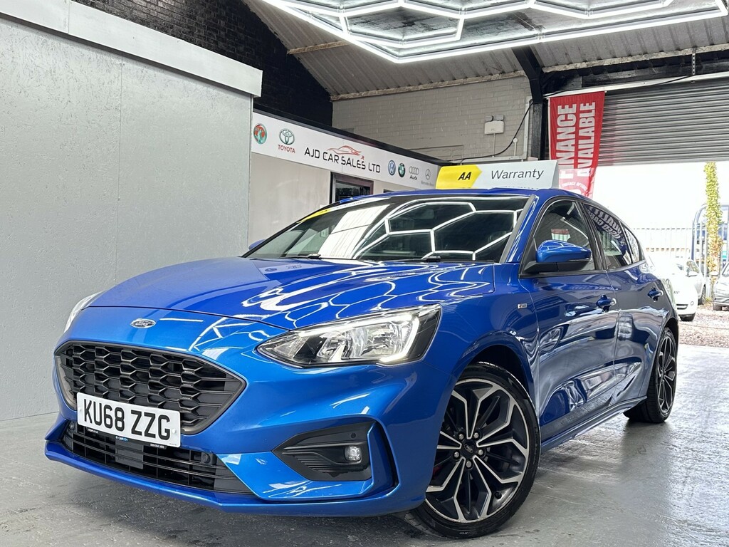 Ford Focus Hatchback 1.0 T Ecoboost St-line X Apply For Fina KU68ZZG Blue