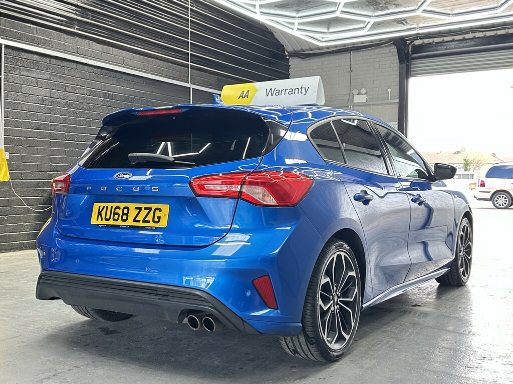 Ford Focus Hatchback 1.0 T Ecoboost St-line X Apply For Fina KU68ZZG Blue #5