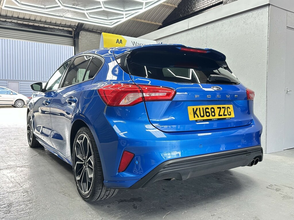 Ford Focus Hatchback 1.0 T Ecoboost St-line X Apply For Fina KU68ZZG Blue #3