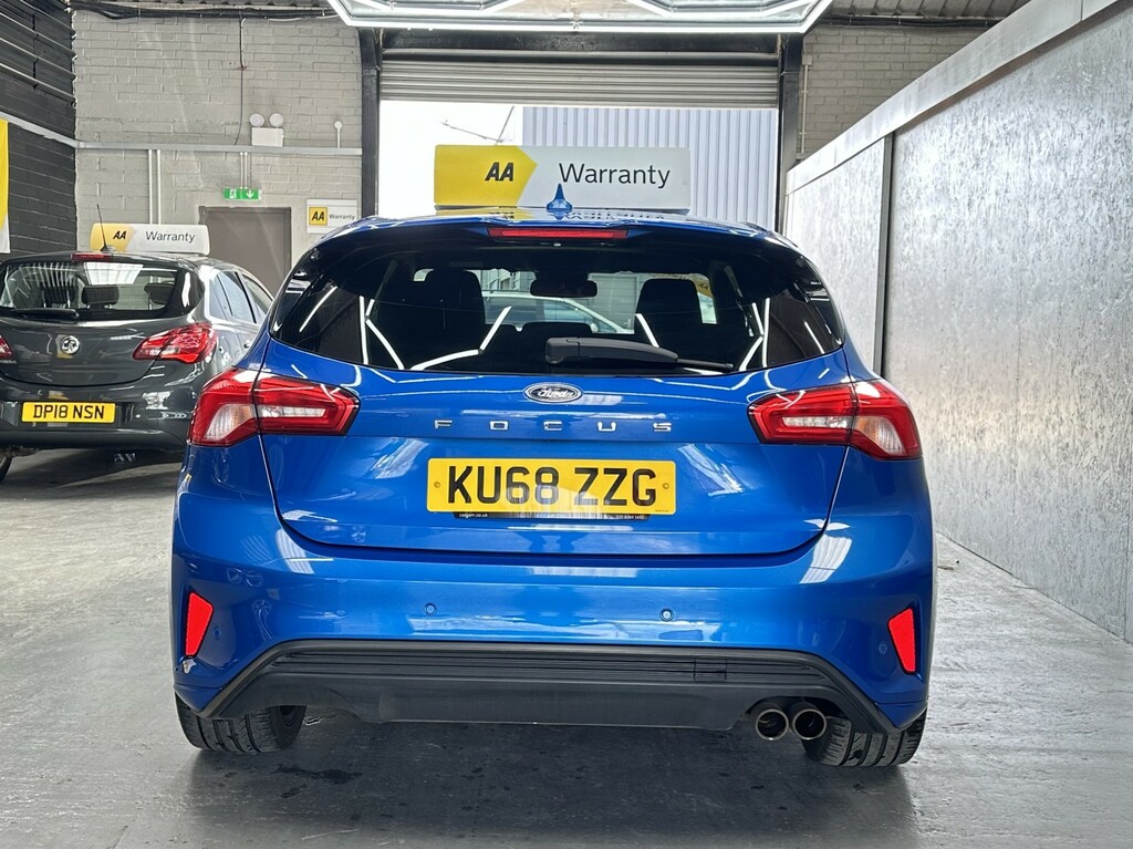 Ford Focus Hatchback 1.0 T Ecoboost St-line X Apply For Fina KU68ZZG Blue #4