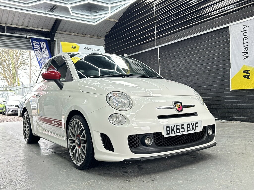 Abarth 595 Hatchback 1.4 Abarth 595 1.4 Tjet 140 Hp Apply Fo BK65BXF White #6