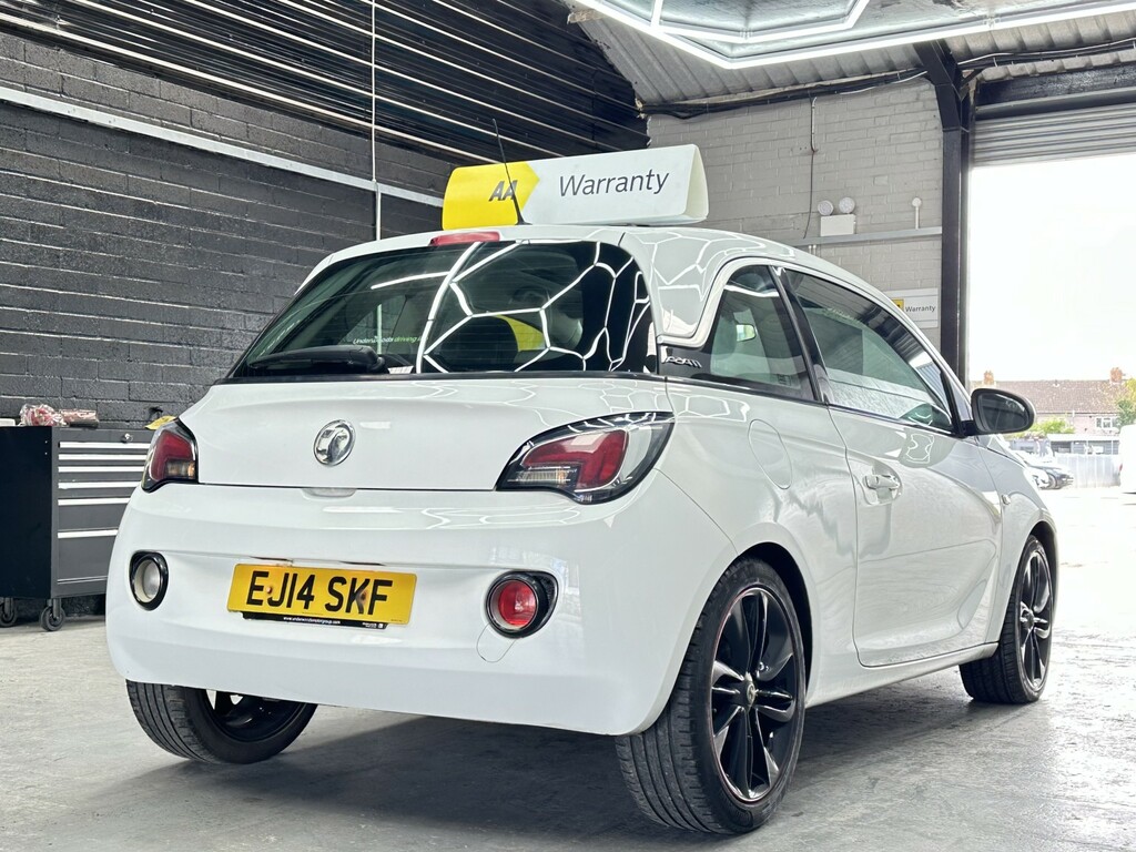 Vauxhall Adam Hatchback 1.4 16V Glam Apply For Finance On Our W EJ14SKF White #5