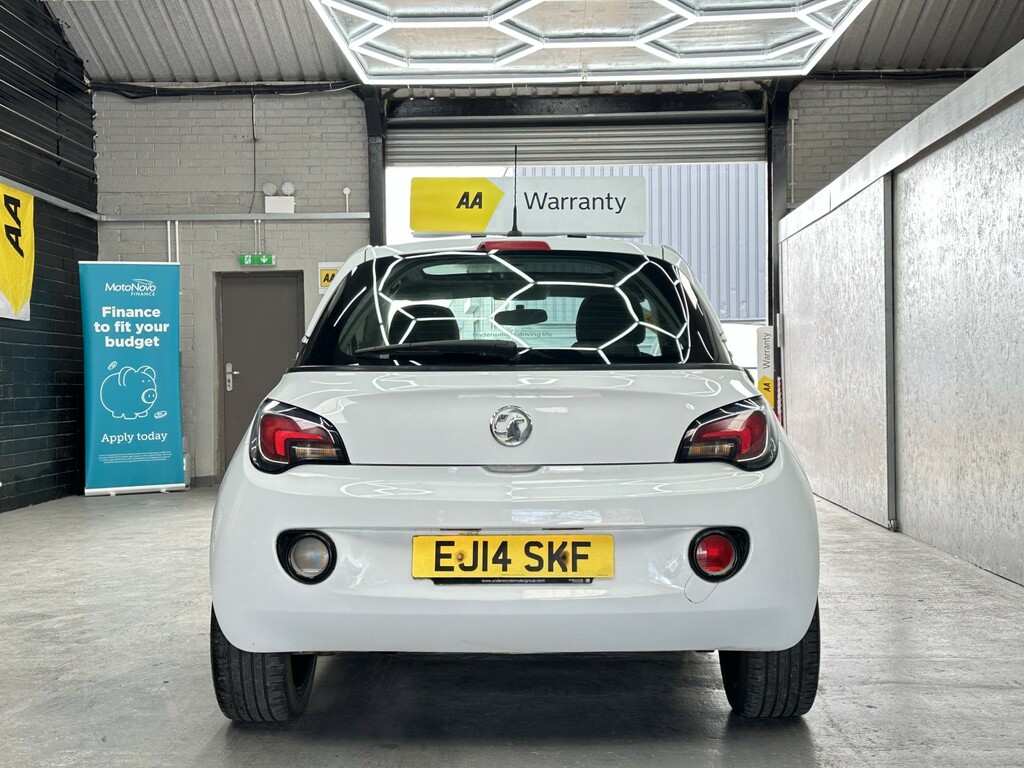 Vauxhall Adam Hatchback 1.4 16V Glam Apply For Finance On Our W EJ14SKF White #4