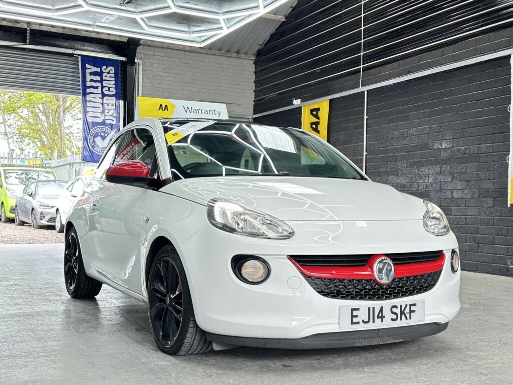 Vauxhall Adam Hatchback 1.4 16V Glam Apply For Finance On Our W EJ14SKF White #6