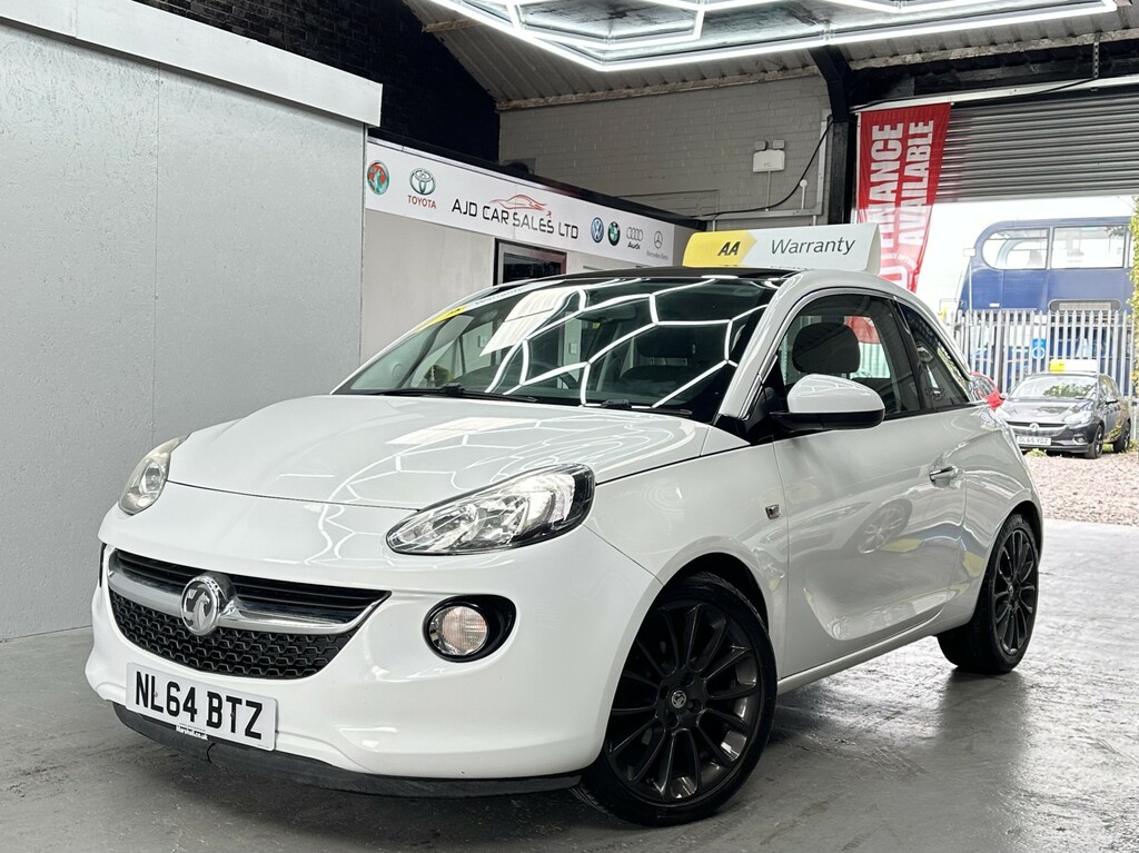Vauxhall Adam Hatchback 1.2 16V Glam Apply For Finance On Our W White