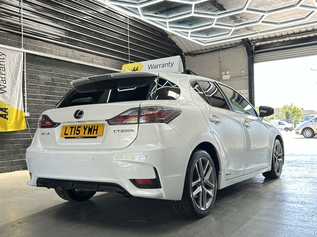Lexus CT Hatchback 1.8 200H Advance Plus Apply For Finance White #5