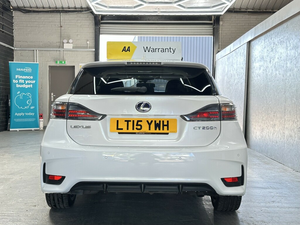 Lexus CT Hatchback 1.8 200H Advance Plus Apply For Finance White #4