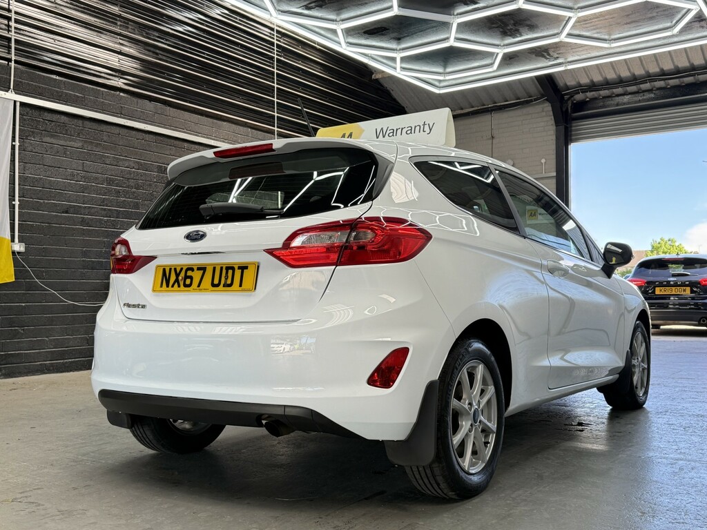 Ford Fiesta Hatchback 1.1 Ti-vct Zetec Apply For Finance On O NX67UDT White #5