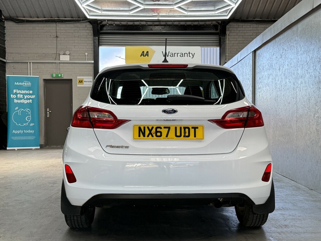 Ford Fiesta Hatchback 1.1 Ti-vct Zetec Apply For Finance On O NX67UDT White #4