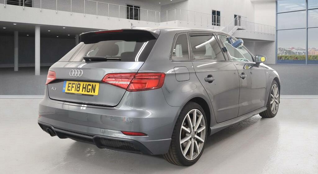 Audi A3 1.0 Tfsi Black Edition Sportback S Tron Grey #5