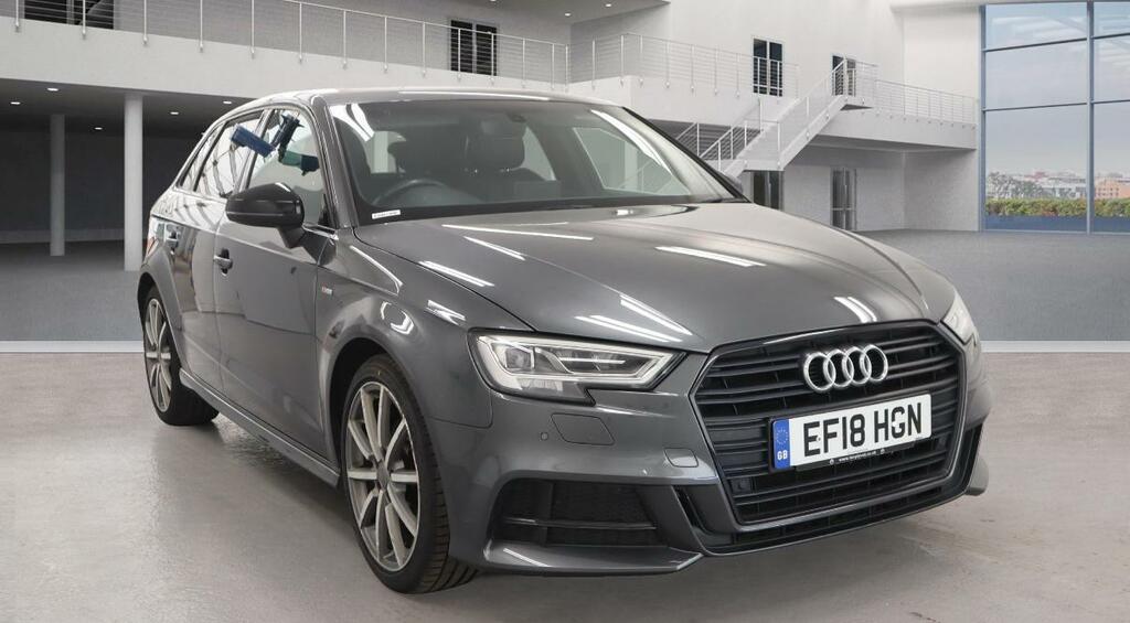 Audi A3 1.0 Tfsi Black Edition Sportback S Tron Grey