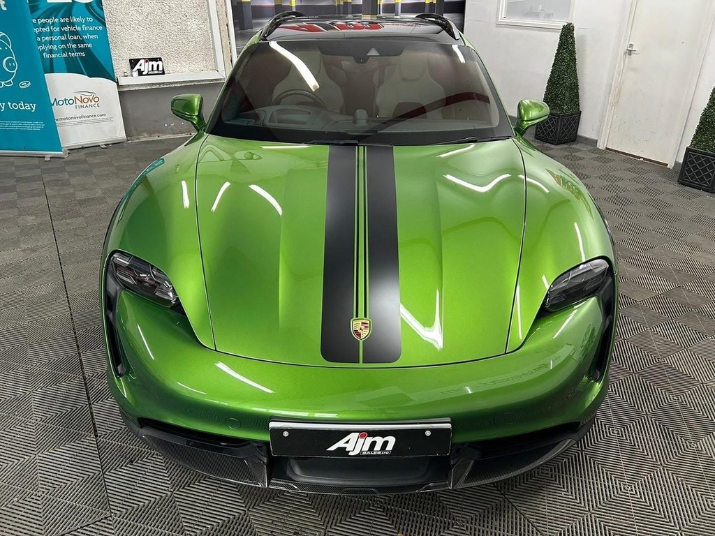Porsche Taycan Performance Plus Turbo S U882 Ulez BG72UFM Green #6