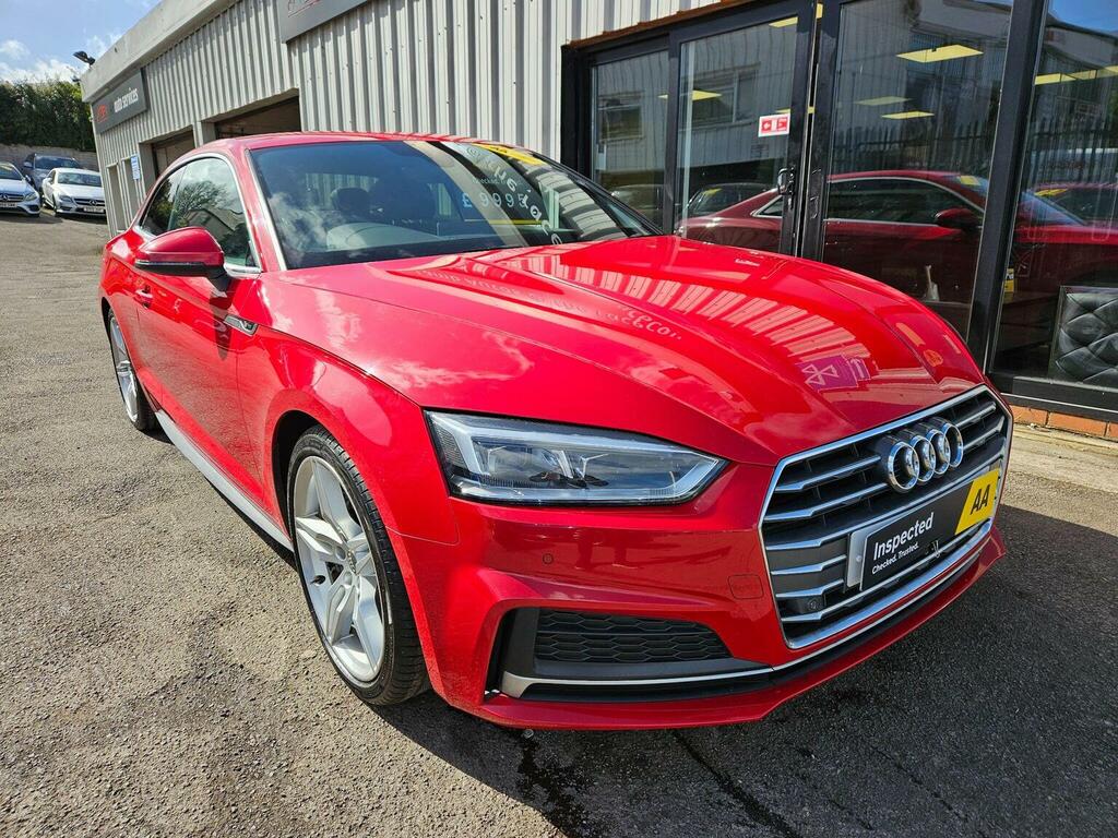 Audi A5 Coupe 2.0 Tdi S Line S Tronic Euro 6 Ss 20 Red