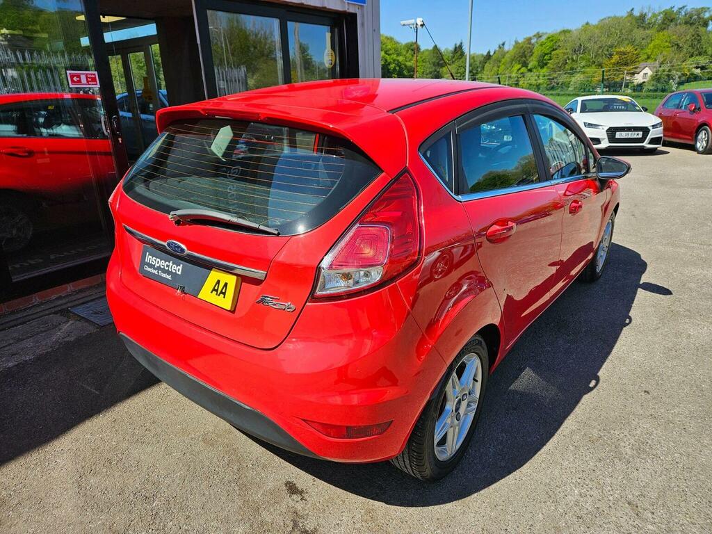 Ford Fiesta Hatchback 1.25 Zetec Euro 5 201363 MV63WBU Red #6
