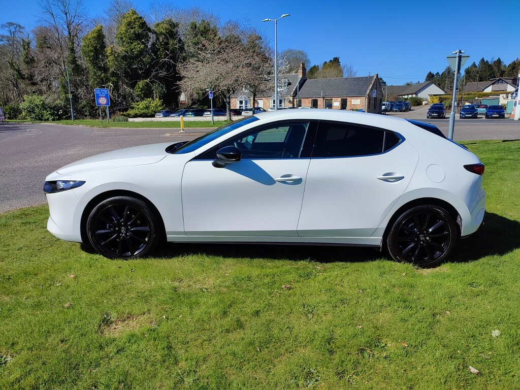 Mazda 3 2.0 E-skyactiv X Mhev 186 Homura SY73GVG White #4