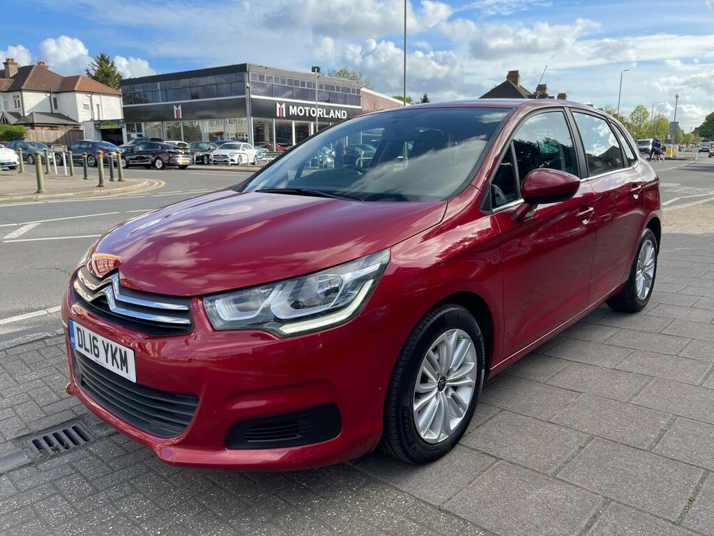 Citroen C4 Hatchback 1.6 Bluehdi Feel Euro 6 Ss 2016 Red #4